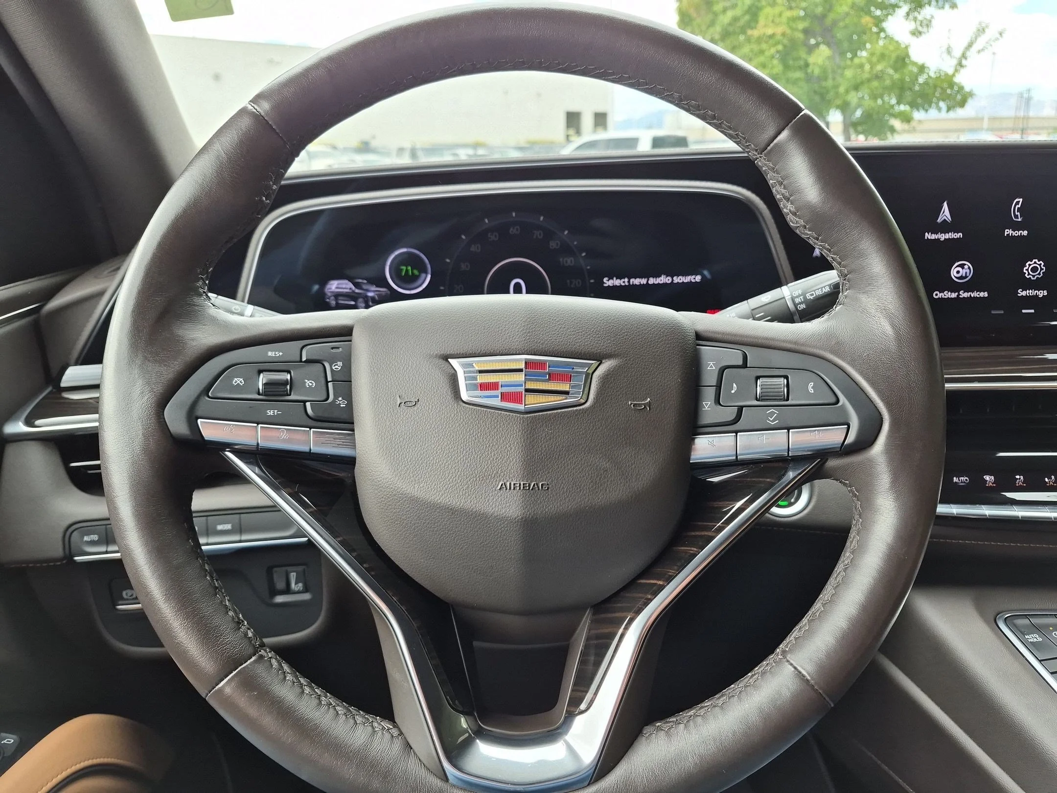 Used 2022 Galactic Gray Metallic Cadillac Premium Luxury image 16