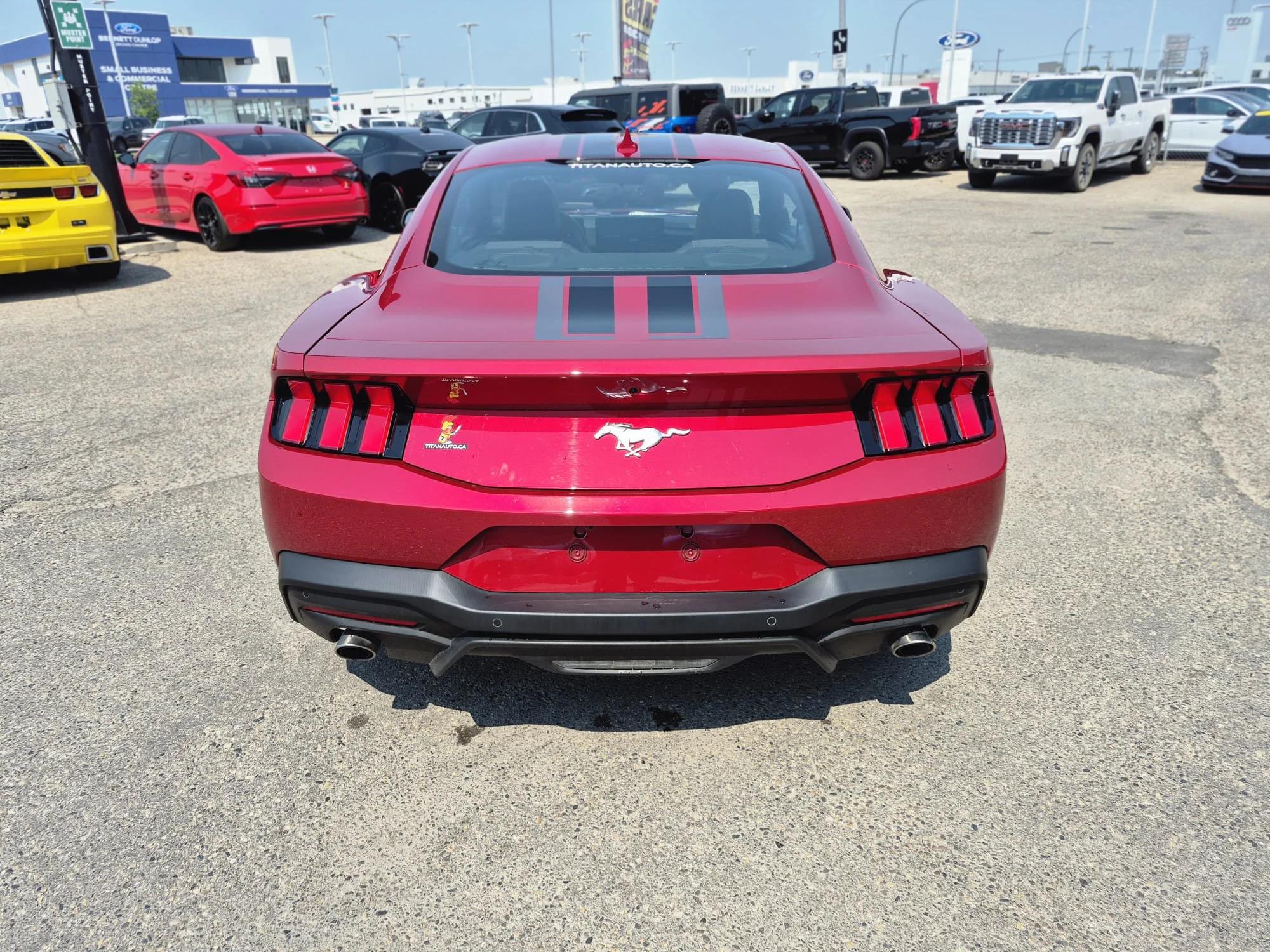 Certified Used 2024 Rapid Red Metallic Tinted Clearcoat Ford EcoBoost Fastback*315HP!! | Rapid Red Metallic | Htd Seats | Lane Keep Assist | Blind Spot Detection image 13