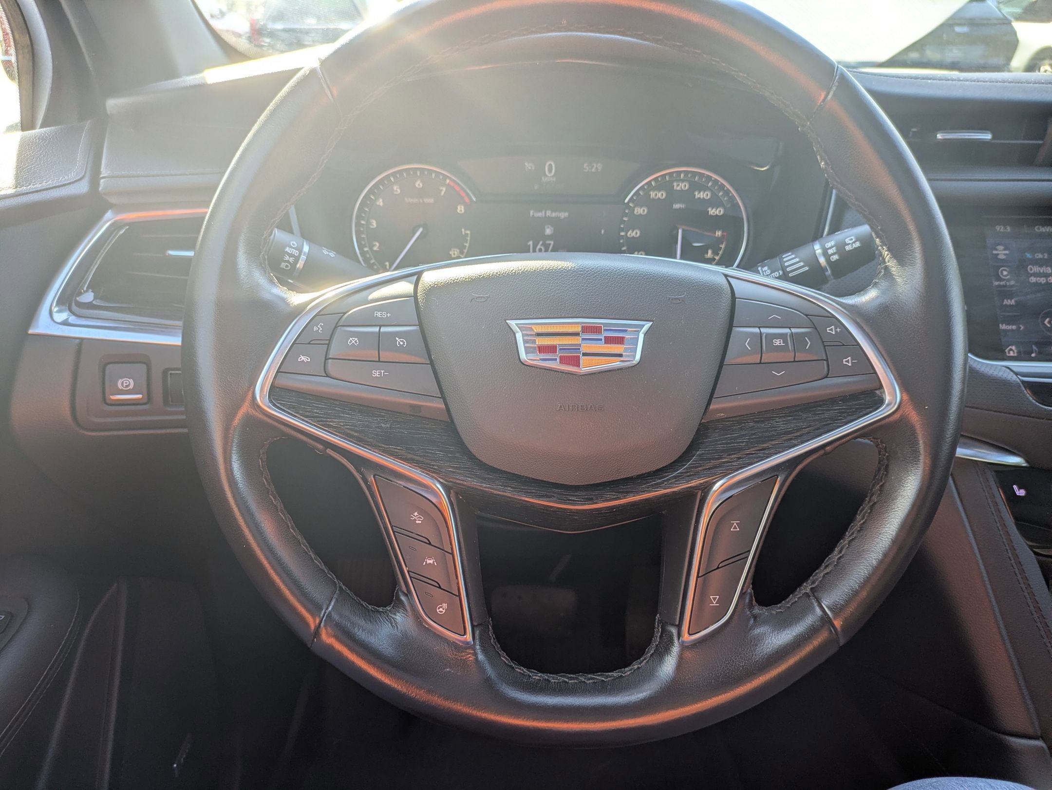 Used 2021 Dark Moon Blue Metallic Cadillac AWD Premium Luxury image 18