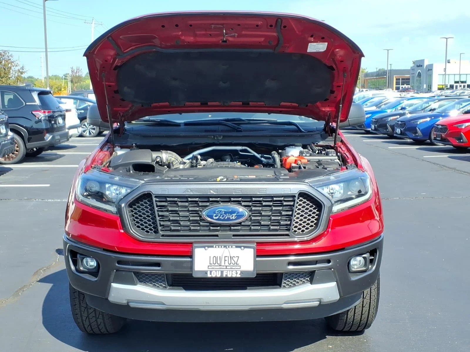 Used 2021 Rapid Red Metallic Tinted Clearcoat Ford XLT image 32