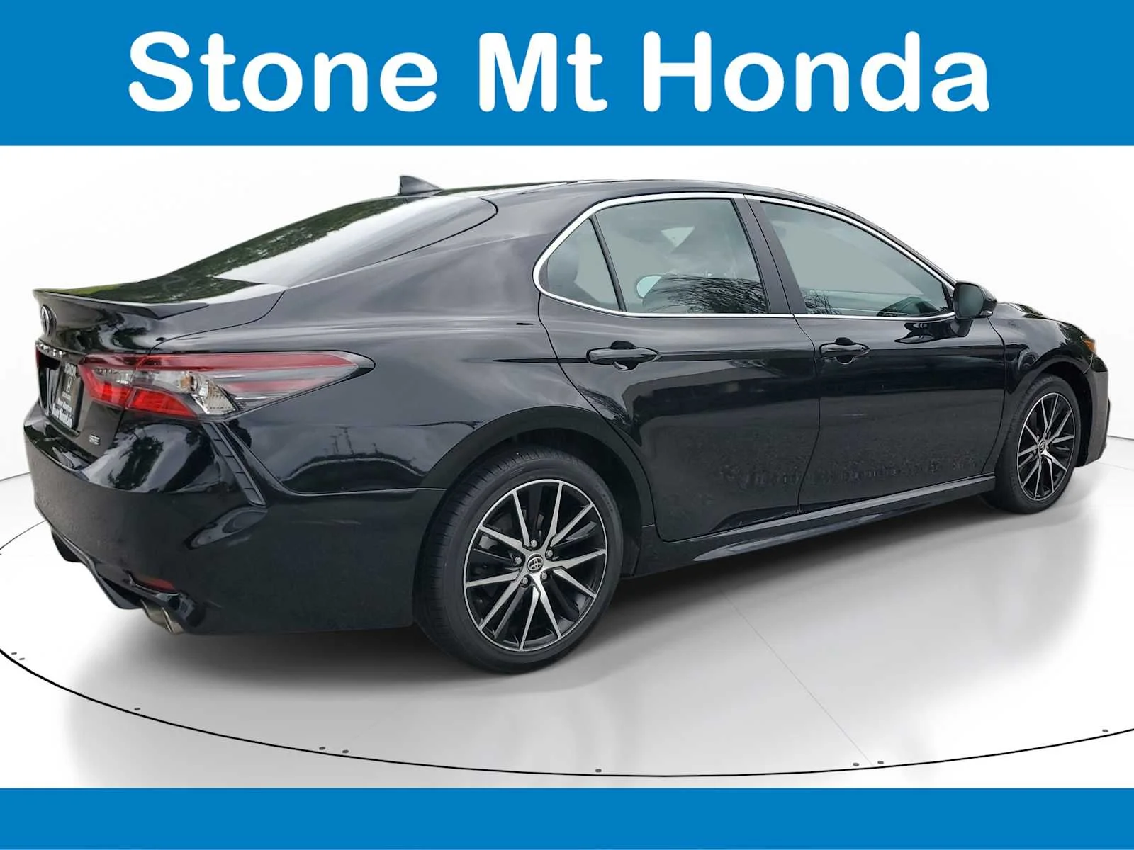 Used 2023 Midnight Black Metallic Toyota SE image 6