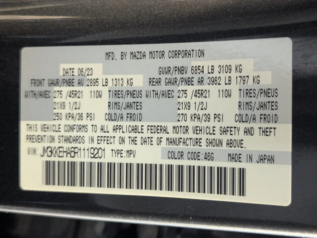 Certified Used 2024 Gray Mazda Premium Plus AWD w/ 3rd Row Seats image 56