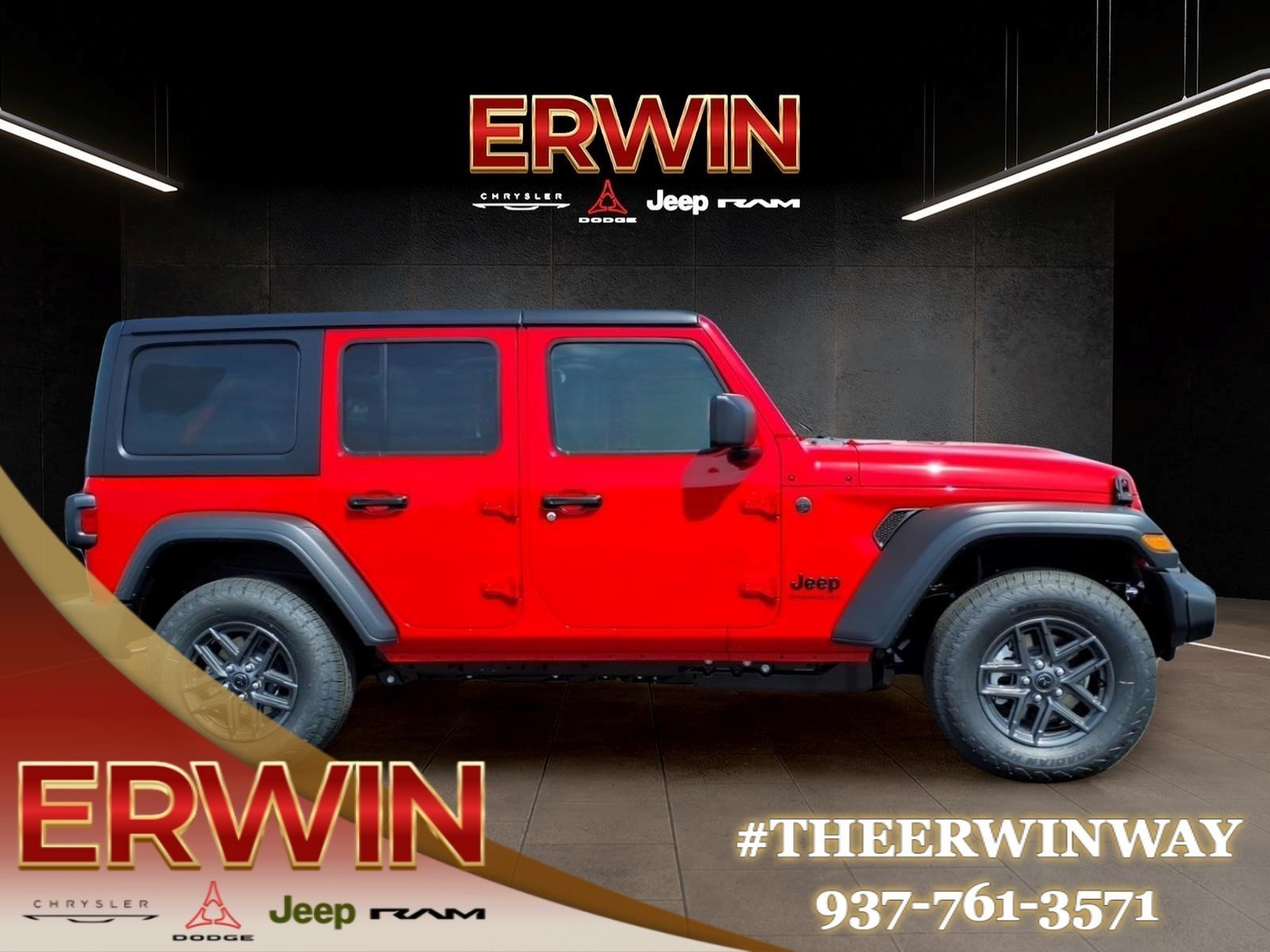 New 2026 Firecracker Red Clear-Coat Exterior Paint Jeep Sport image 6