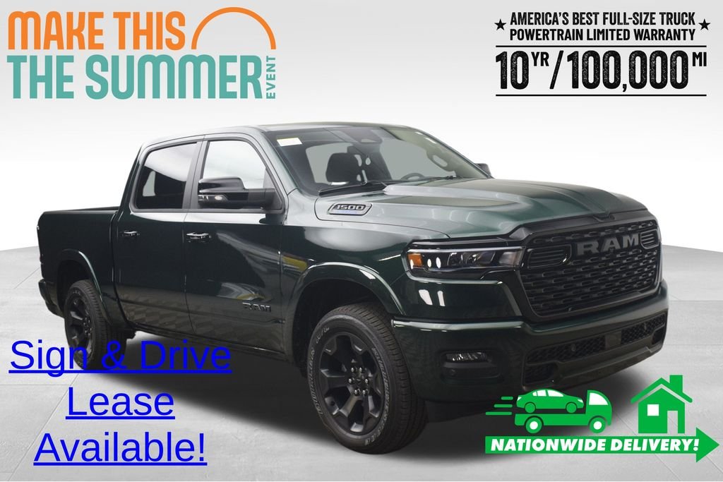 New 2026 Serrano-Green Metallic Exterior Paint RAM Big Horn/Lone Star image 1