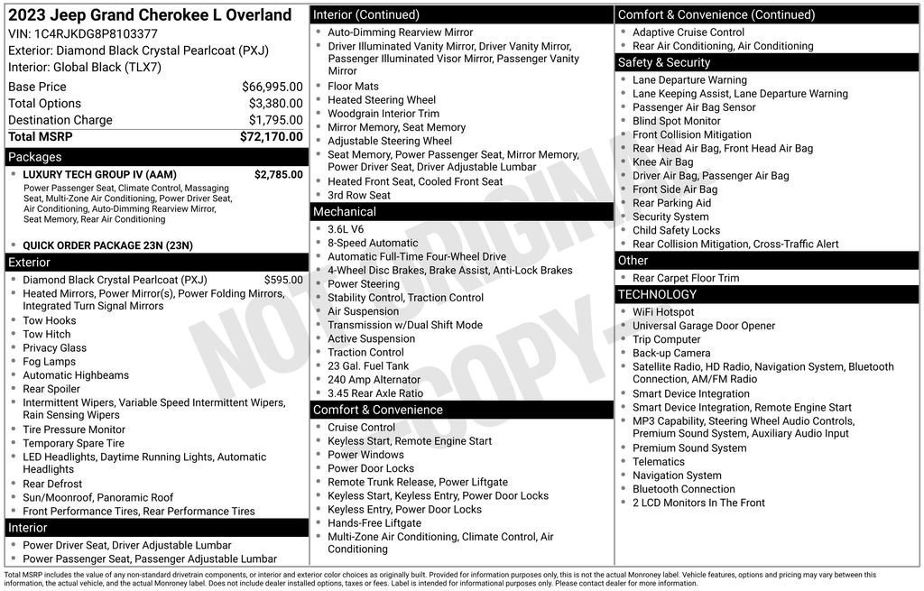 Used 2023  Jeep Overland image 40