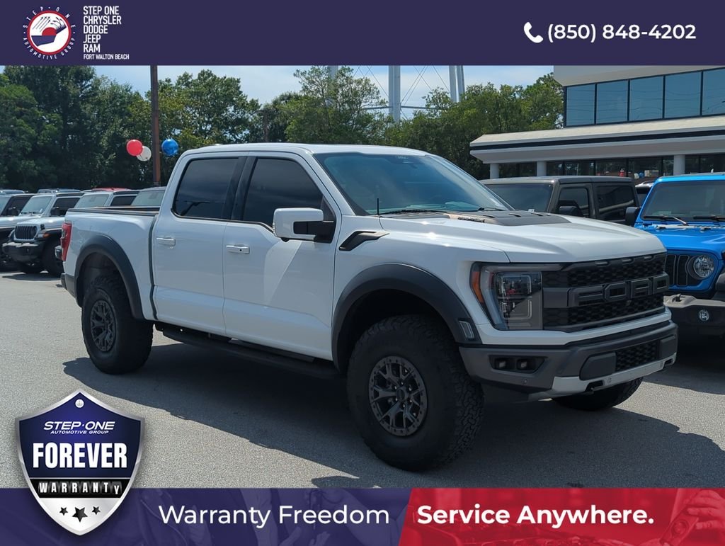 Used 2022 White Ford Raptor image 8