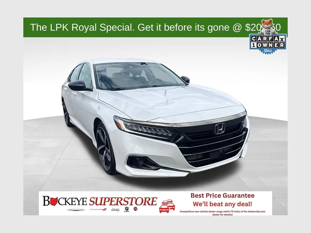 Used 2022 White Honda Sport Special Edition image 1