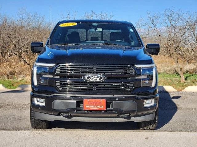 Used 2024 Agate Black MET Ford Platinum 4x4 SuperCrew Cab 5.5 ft. box 145 in. WB image 2