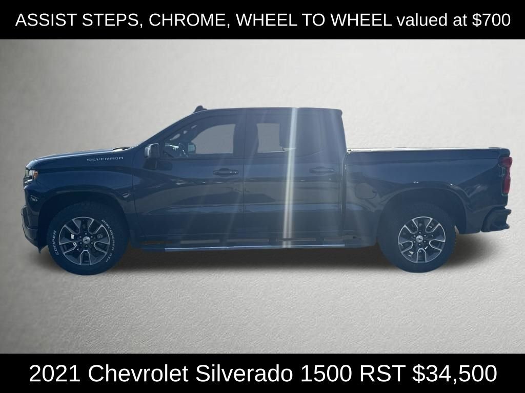 Used 2021 Blue Metallic Chevrolet RST image 6