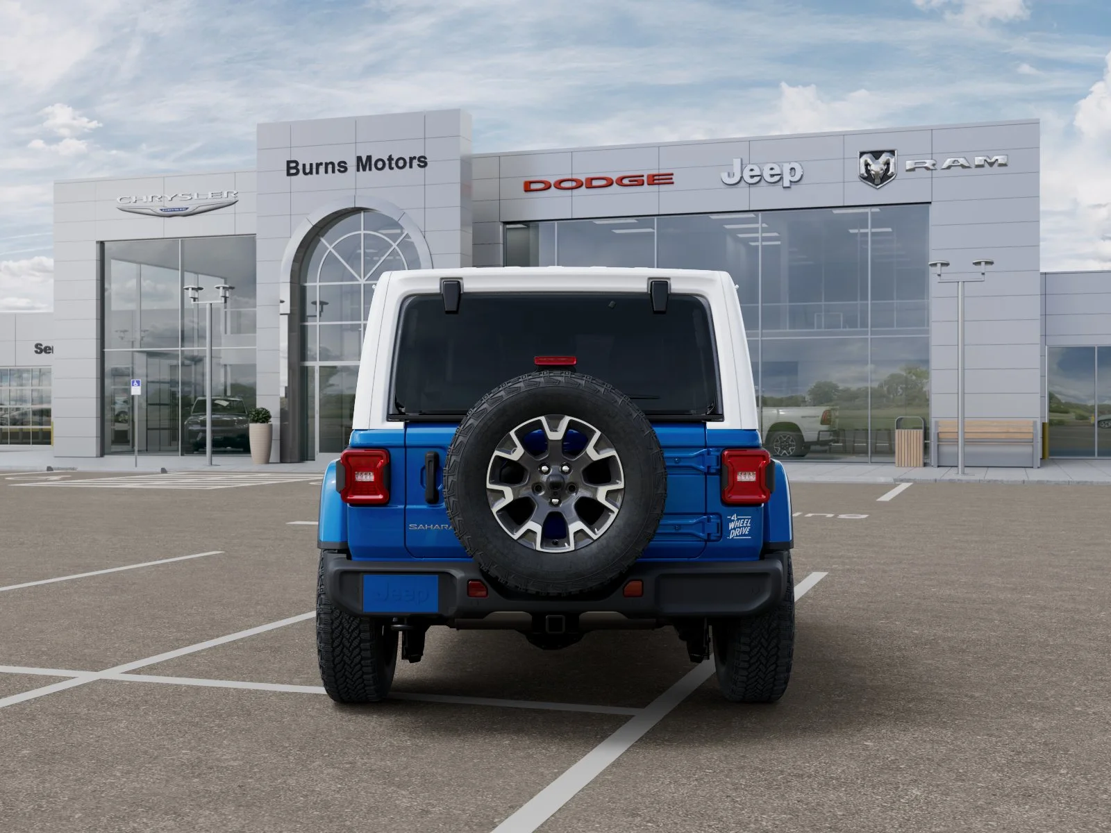 New 2026 Hydro Blue Pearl-Coat Exterior Paint Jeep Sahara 4-Door image 33
