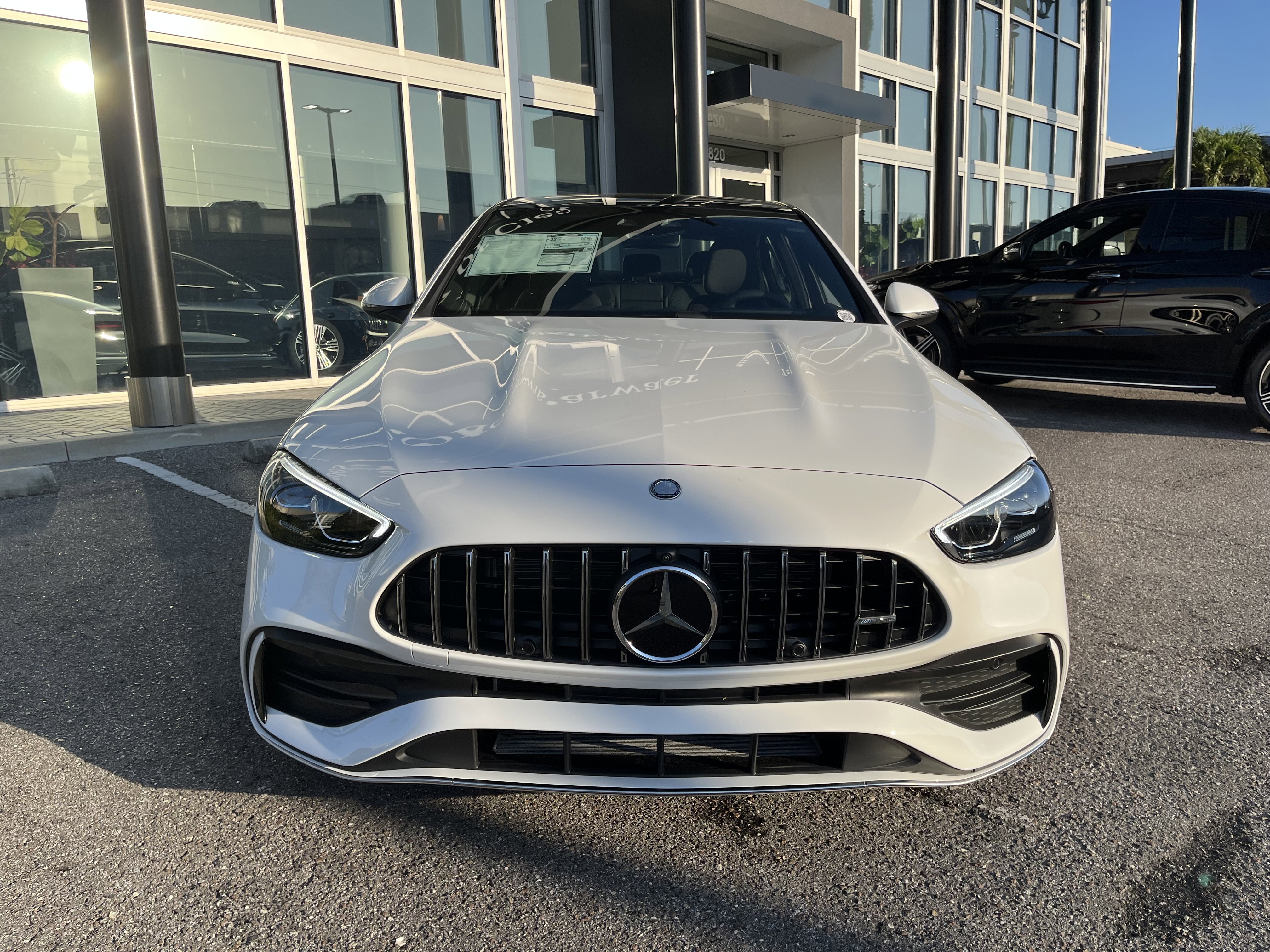 New 2026 MANUFAKTUR Moonlight White Metallic Mercedes-Benz AMG® C 43 image 39