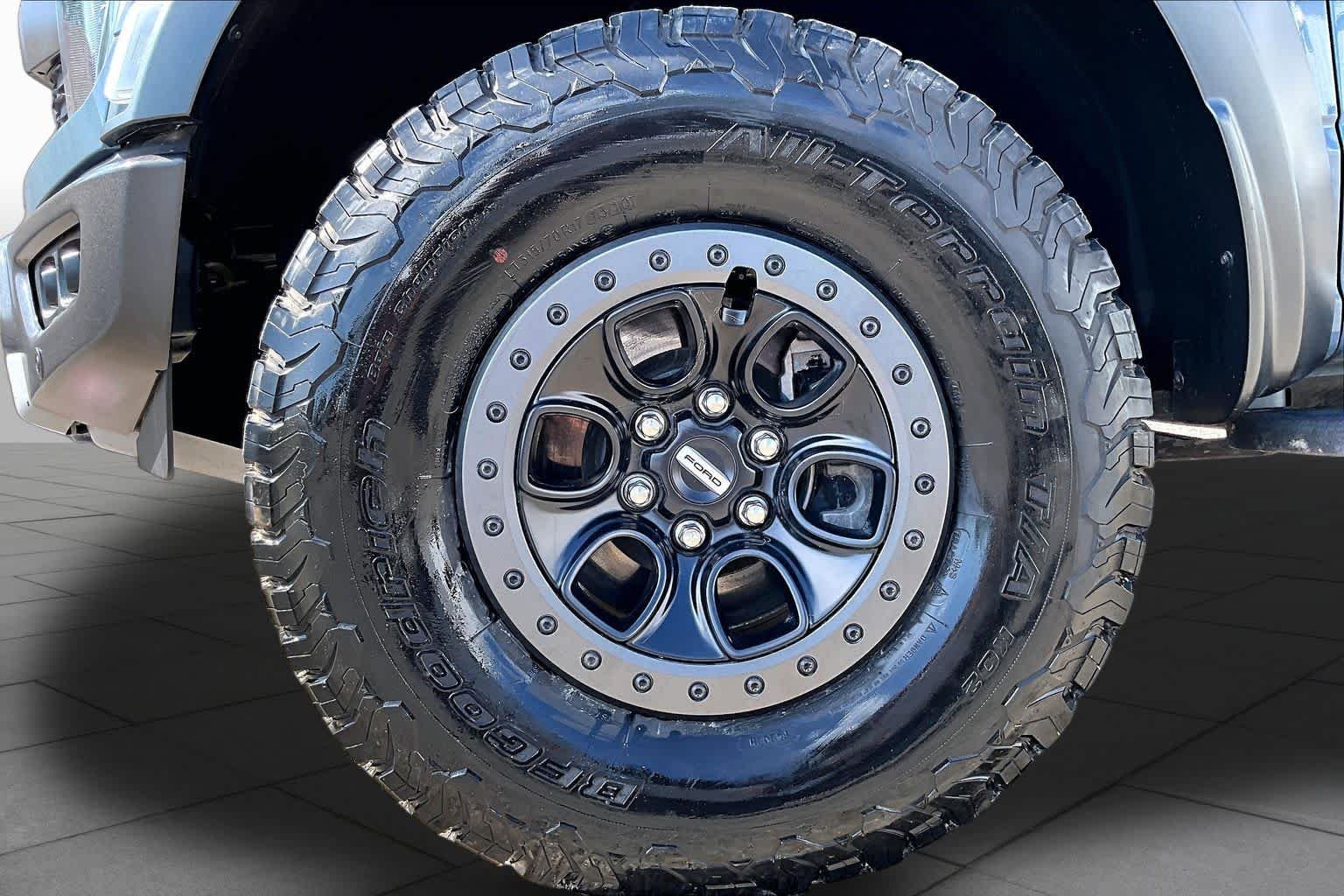 Used 2023 Azure Gray Metallic Tri-Coat Ford Raptor image 13