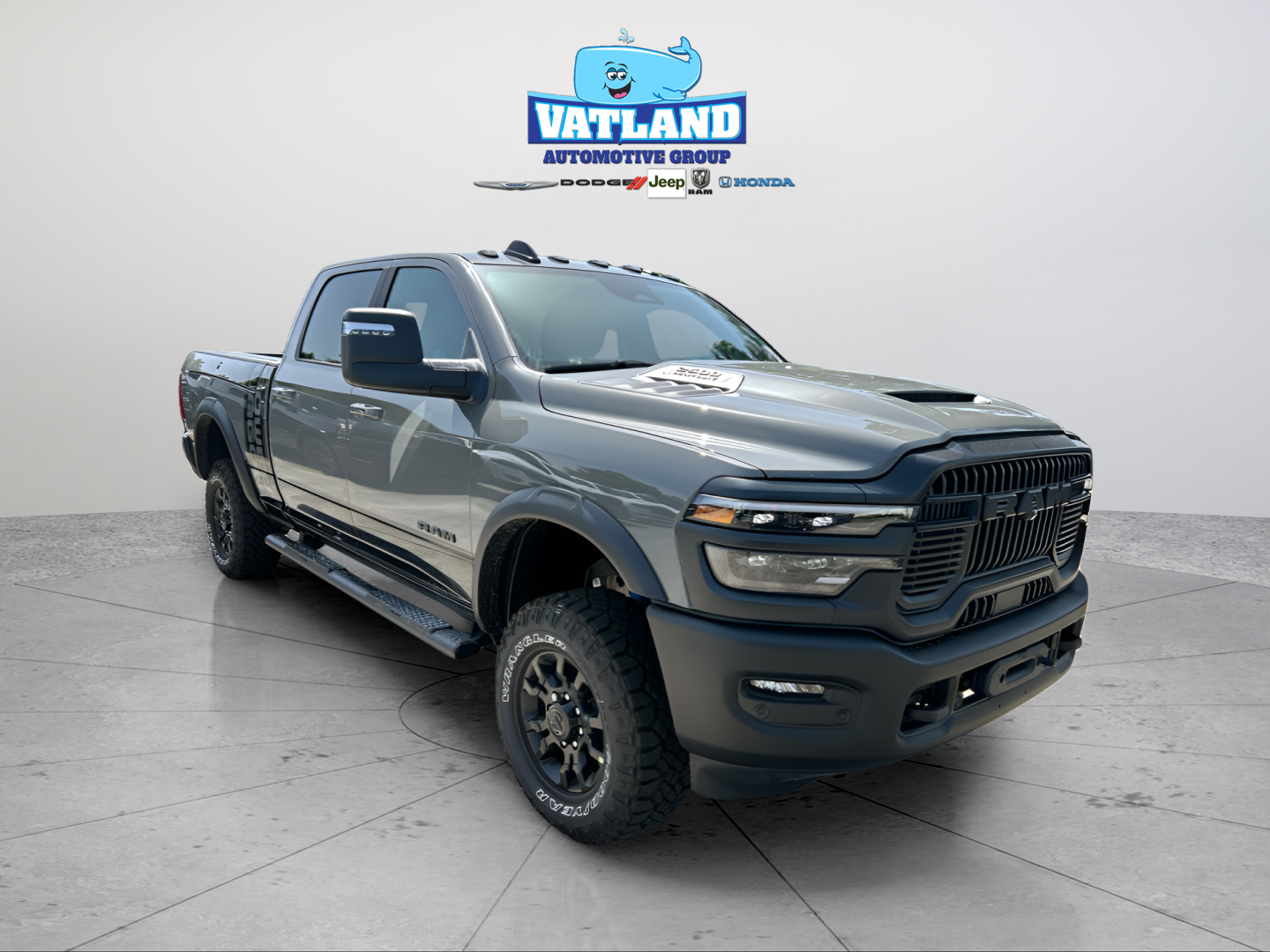 New 2026 Ceramic Gray Clear-Coat Exterior Paint RAM Power Wagon image 22