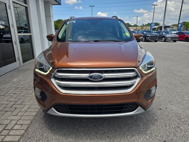 Used 2017 Ford Escape Titanium with VIN 1FMCU0J91HUD16179 for sale in Brooksville, FL