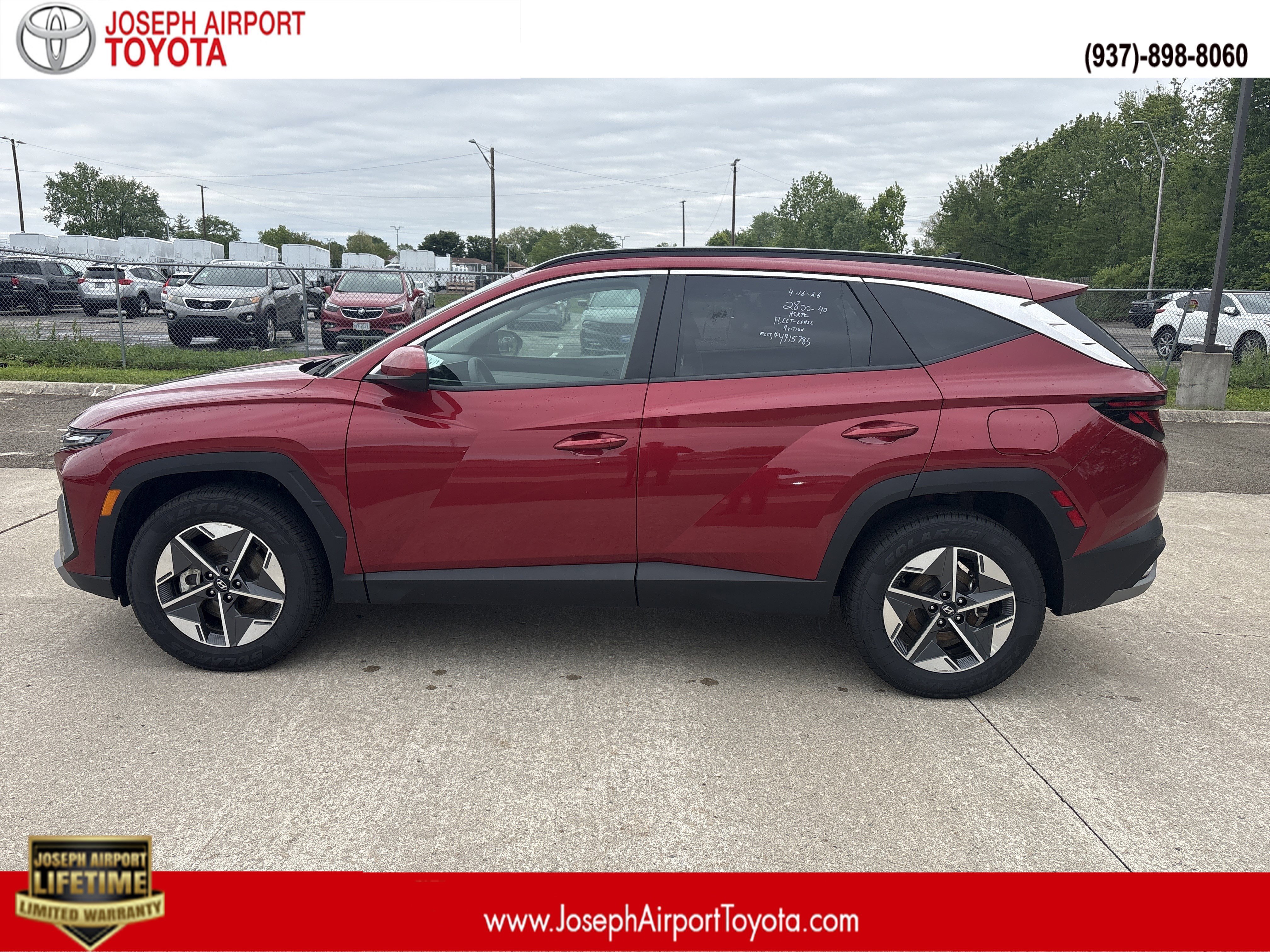 Ultimate Red 2025 Hyundai Tucson SEL AWD SUV / Crossover All-Wheel Drive 8-Speed Automatic