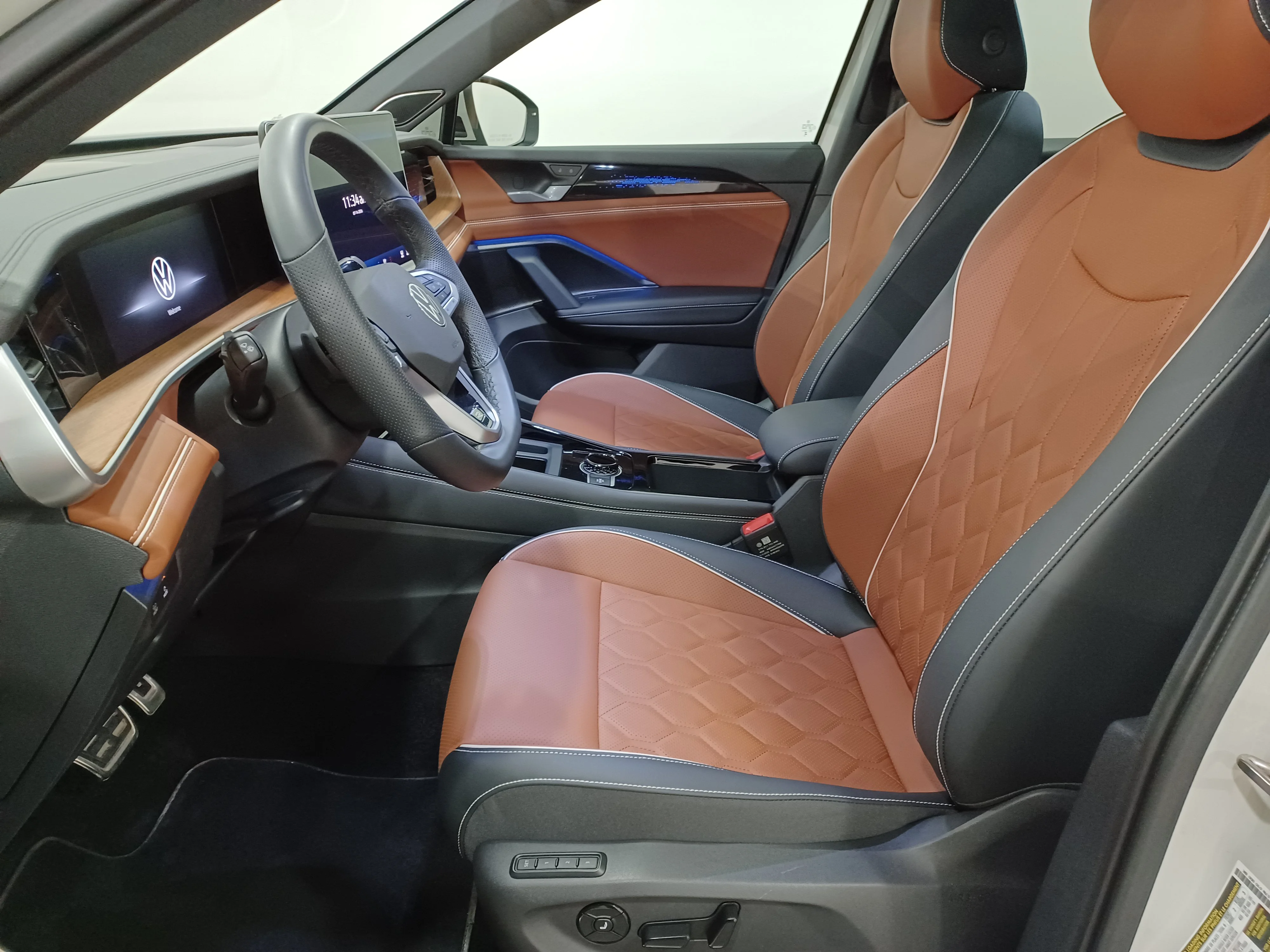 Certified Used 2026 Ascot Gray Volkswagen Highline Turbo R-Line 4Motion*AWD | Adaptive Cruise | Cooled Massage Seats | HUD | 360 Cam | Nav image 10