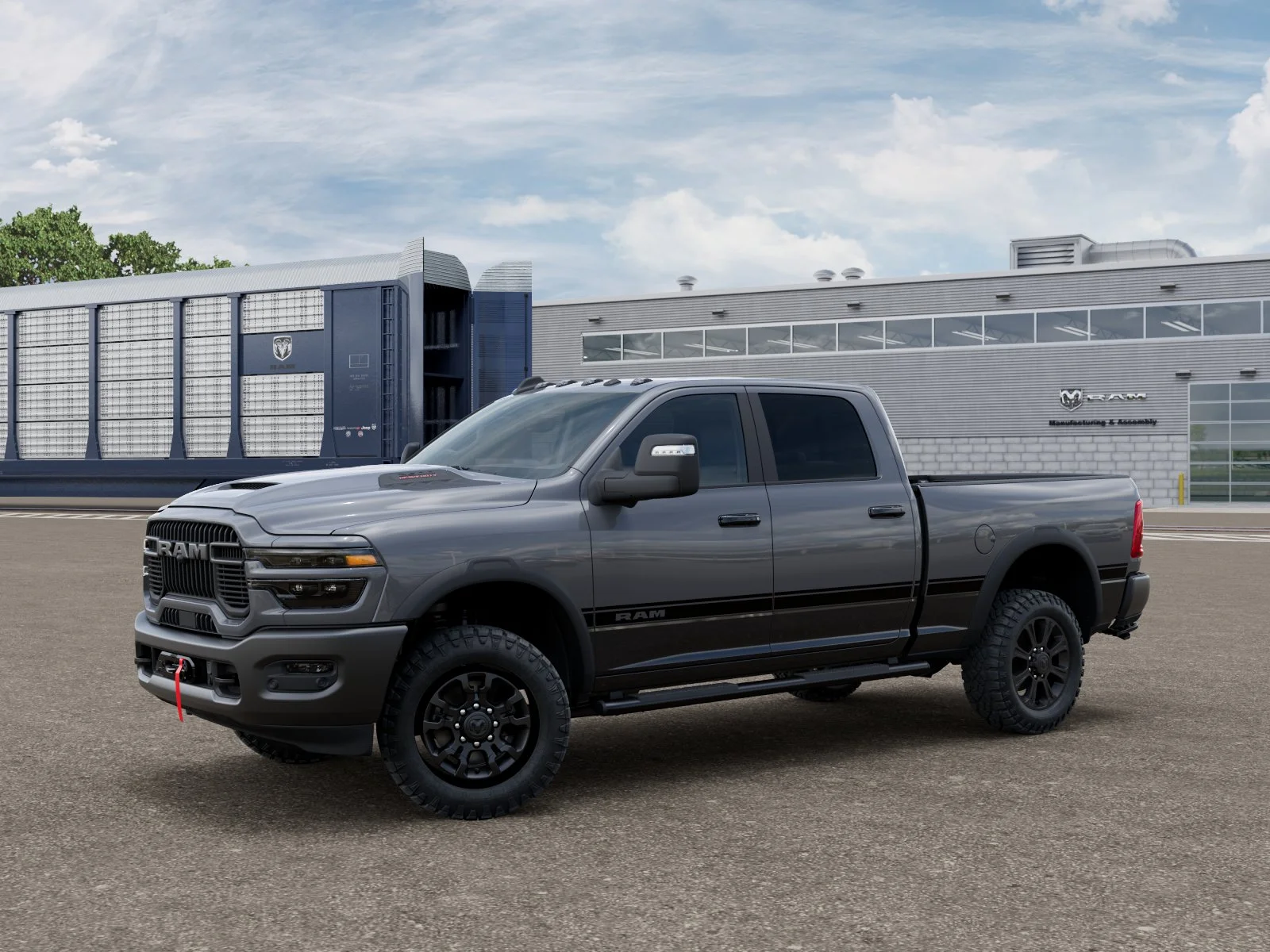 New 2026 Ceramic Gray Clear-Coat Exterior Paint RAM  image 1