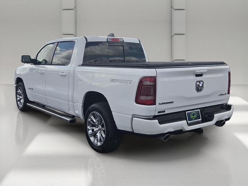 Used 2023 Bright White Clearcoat RAM Laramie 4x4 Crew Cab 5