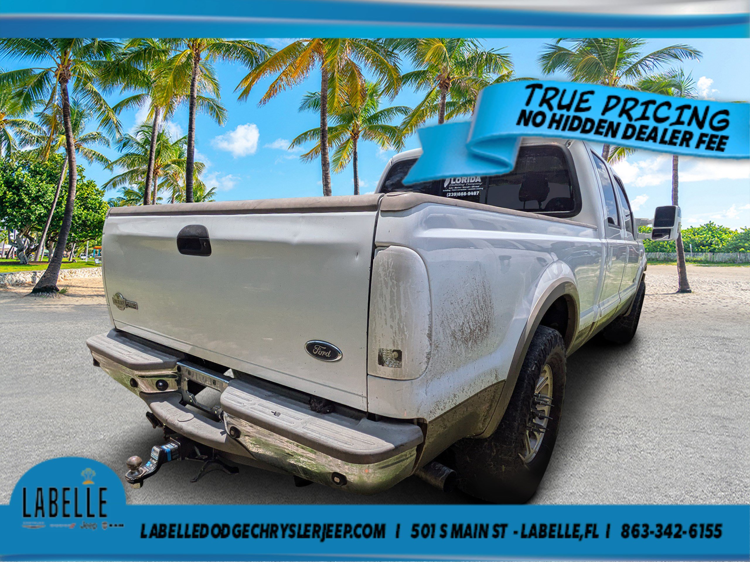 Used 2007 Ford F-250 Super Duty Lariat with VIN 1FTSW20P47EA33807 for sale in LaBelle, FL