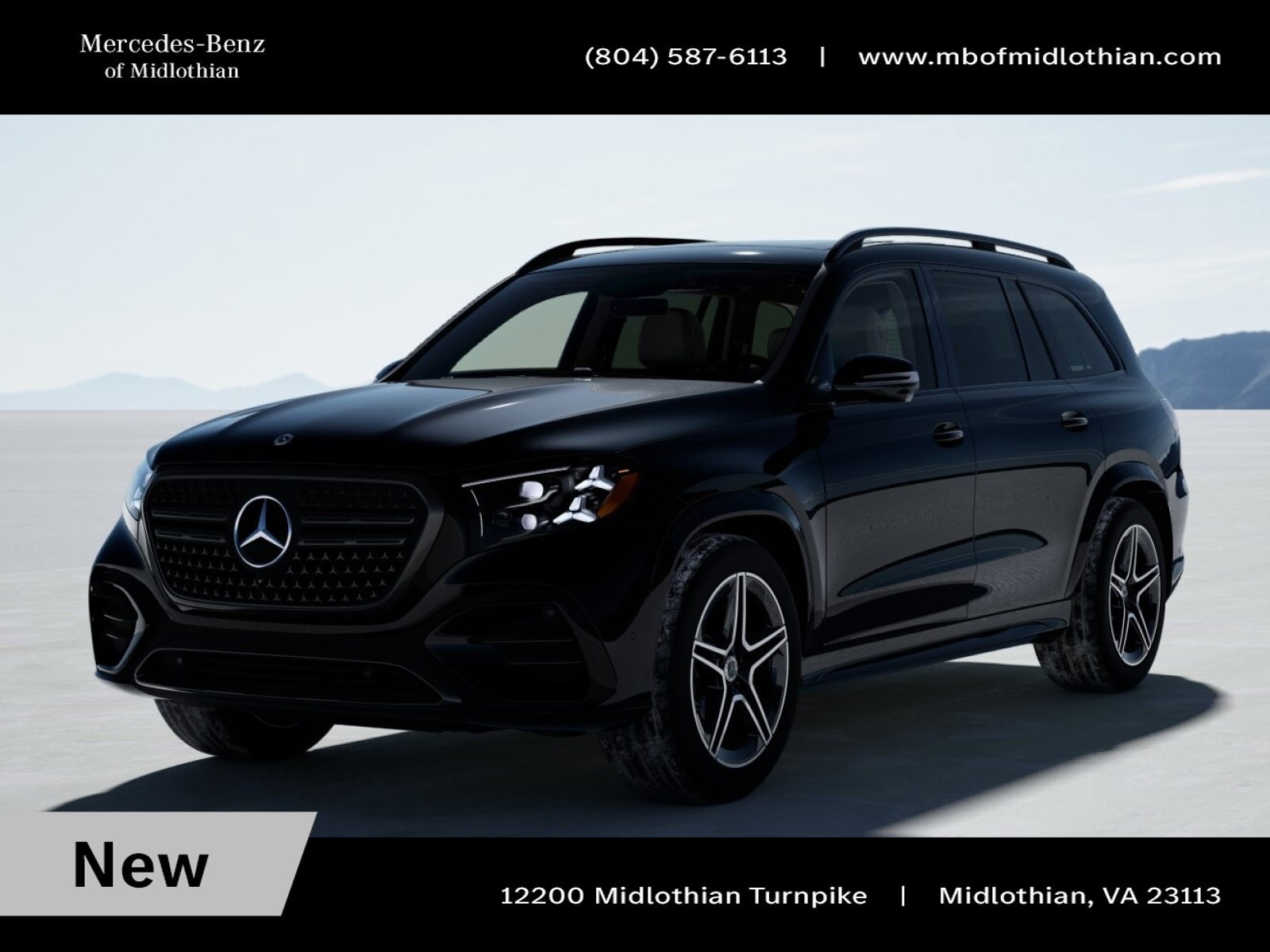 New 2027 Obsidian Black Metallic Mercedes-Benz GLS 450 image 1