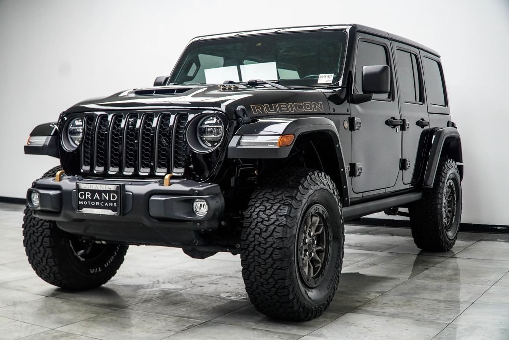 Used 2021 Black Jeep Unlimited Rubicon 392 image 11