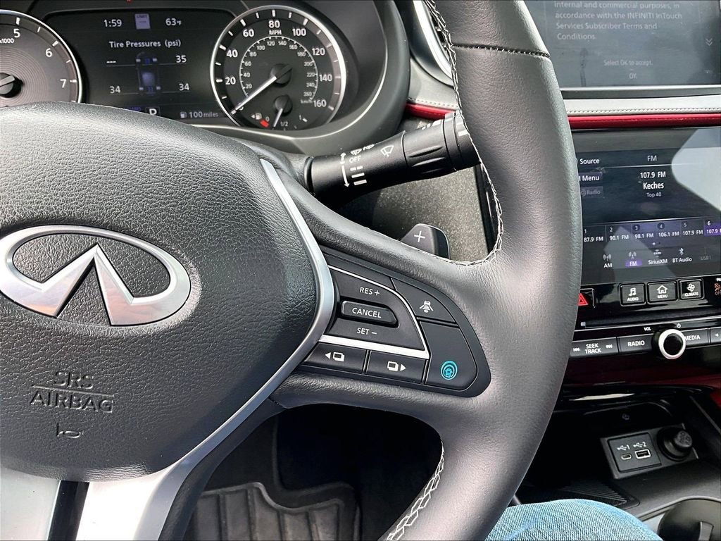 Used 2024 White INFINITI SPORT image 24