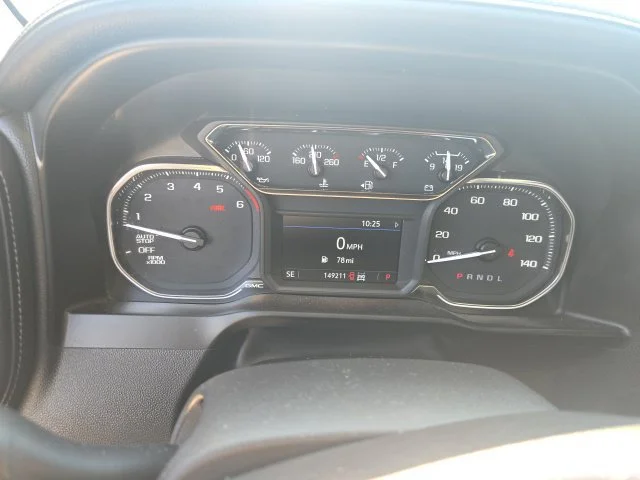Used 2021 ONYX BLACK GMC SLT image 8