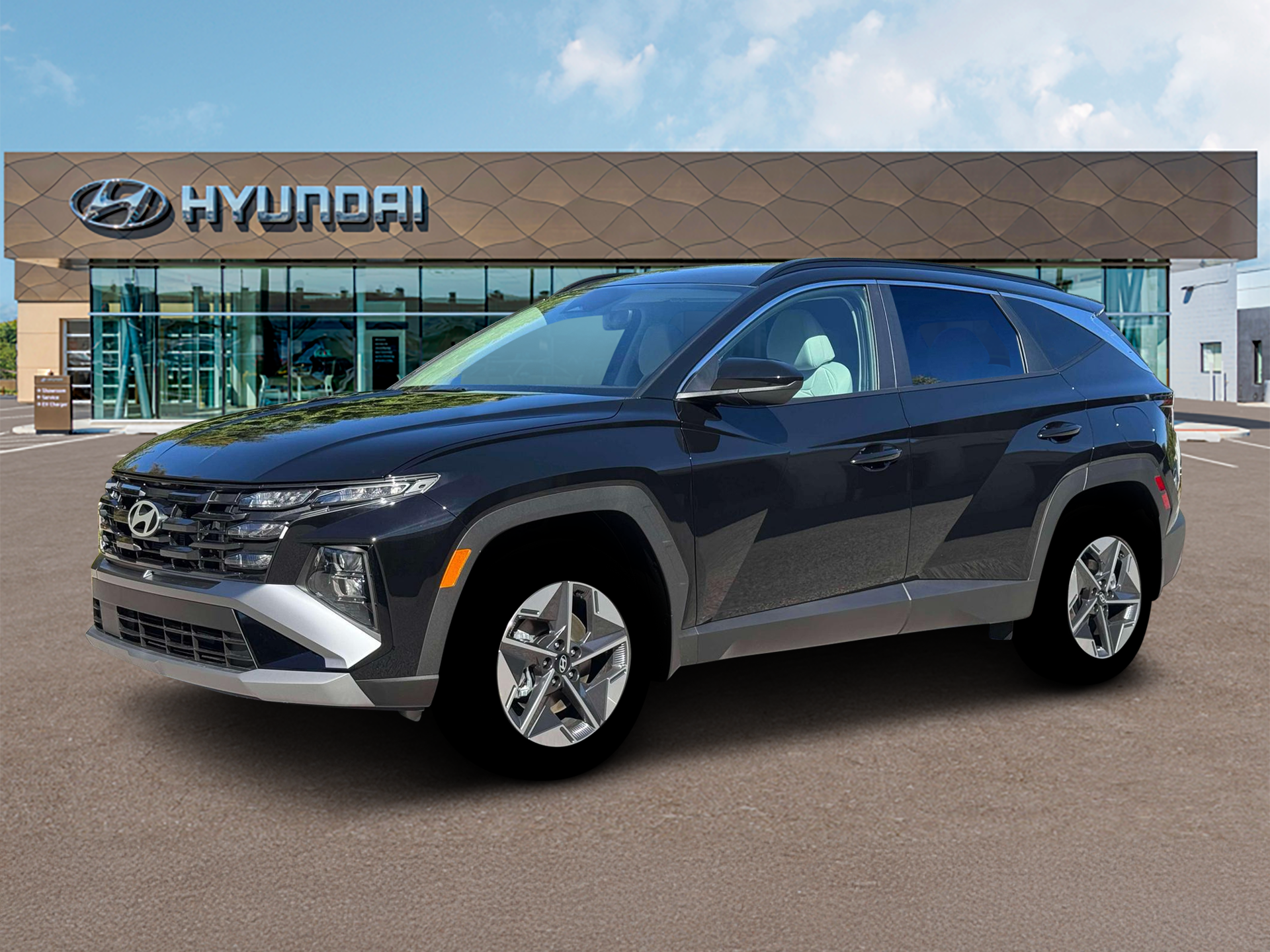 New 2026 Ash Black Hyundai SEL AWD image 2