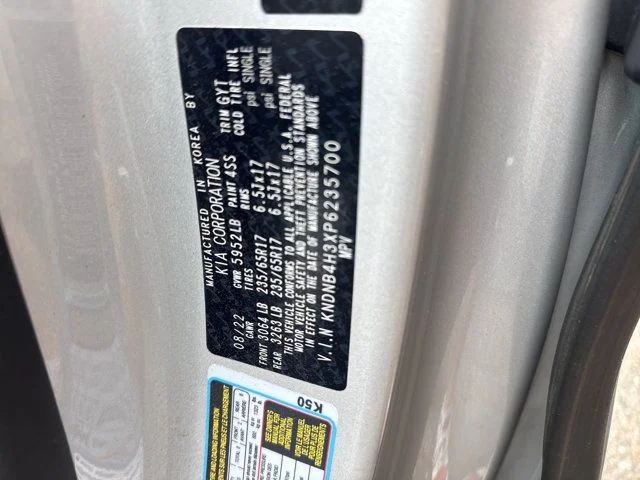 Used 2023 Silver Kia LX Seat Package image 30