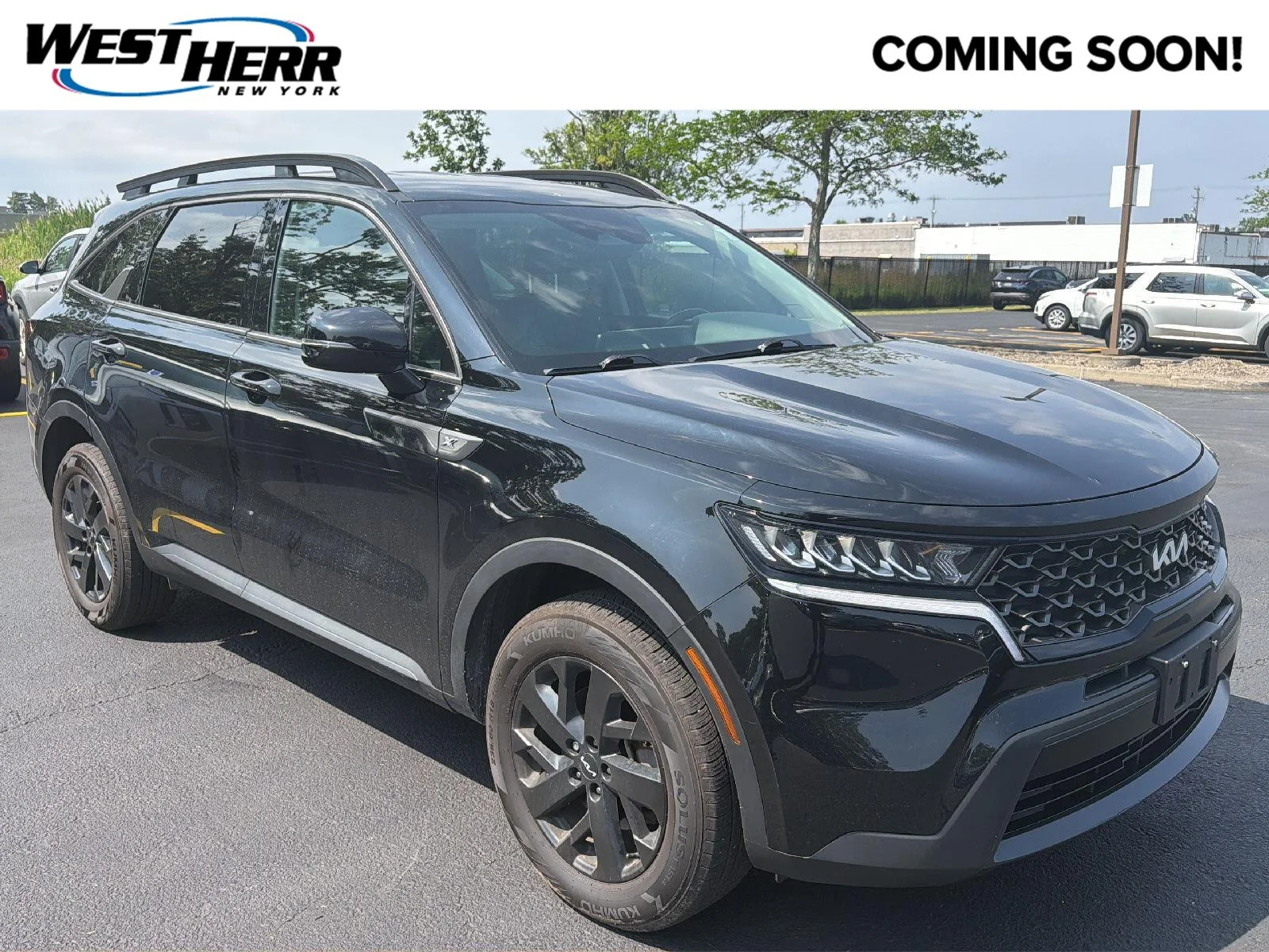 Used 2022 Ebony Black Kia X-Line S image 1