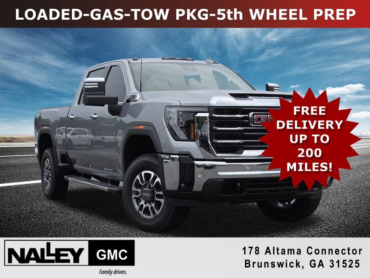 New 2026 Sterling Metallic GMC SLT image 1