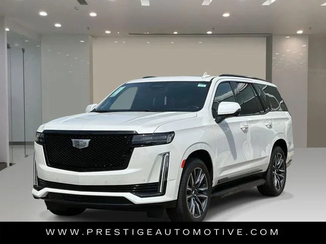 Used 2021 White Cadillac Sport Platinum image 1