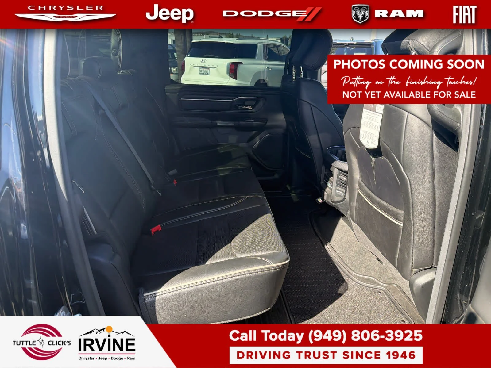 Used 2023 Diamond Black Crystal Pearlcoat Ram Limited image 7