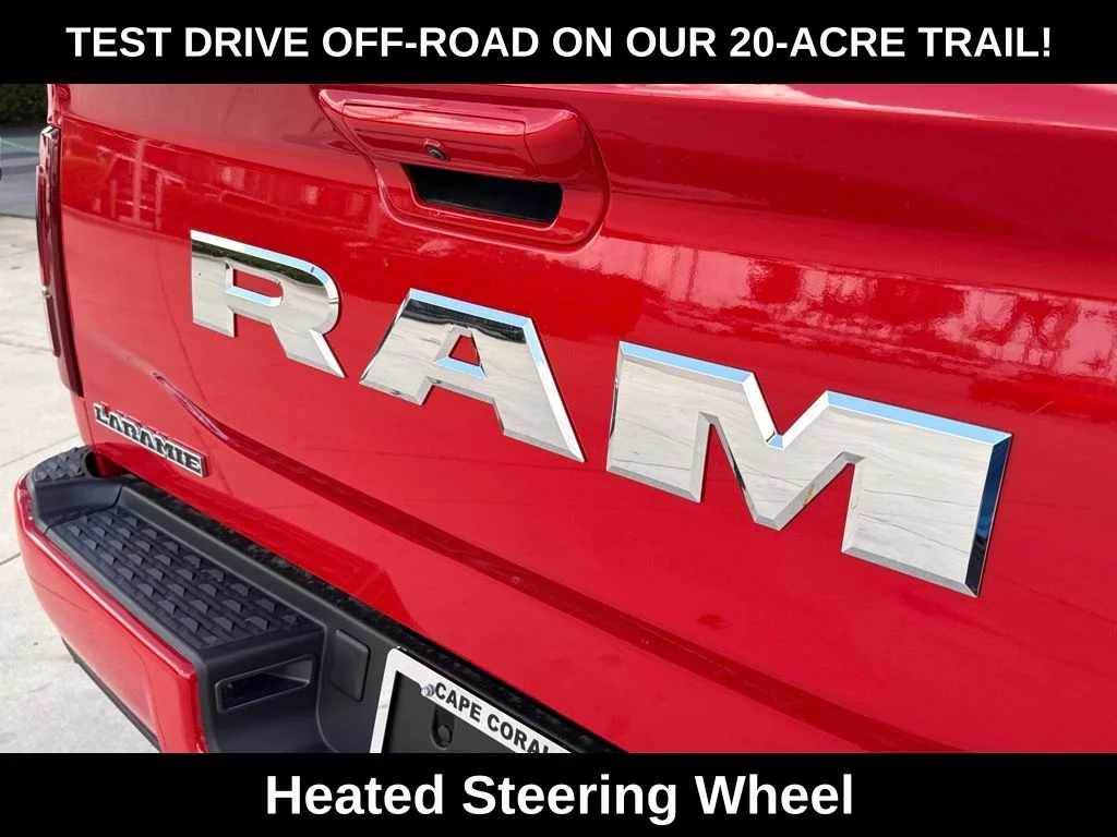 New 2026 Flame Red Clear-Coat Exterior Paint RAM Laramie image 40