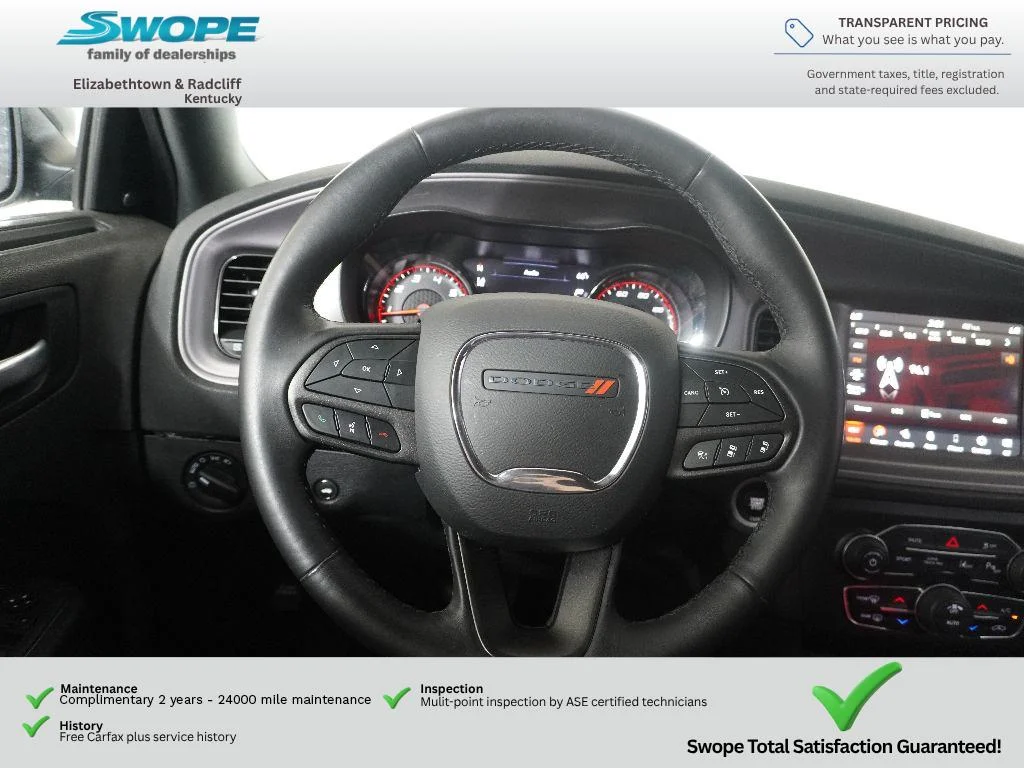 Used 2023 Pitch Black Clearcoat Dodge GT image 16