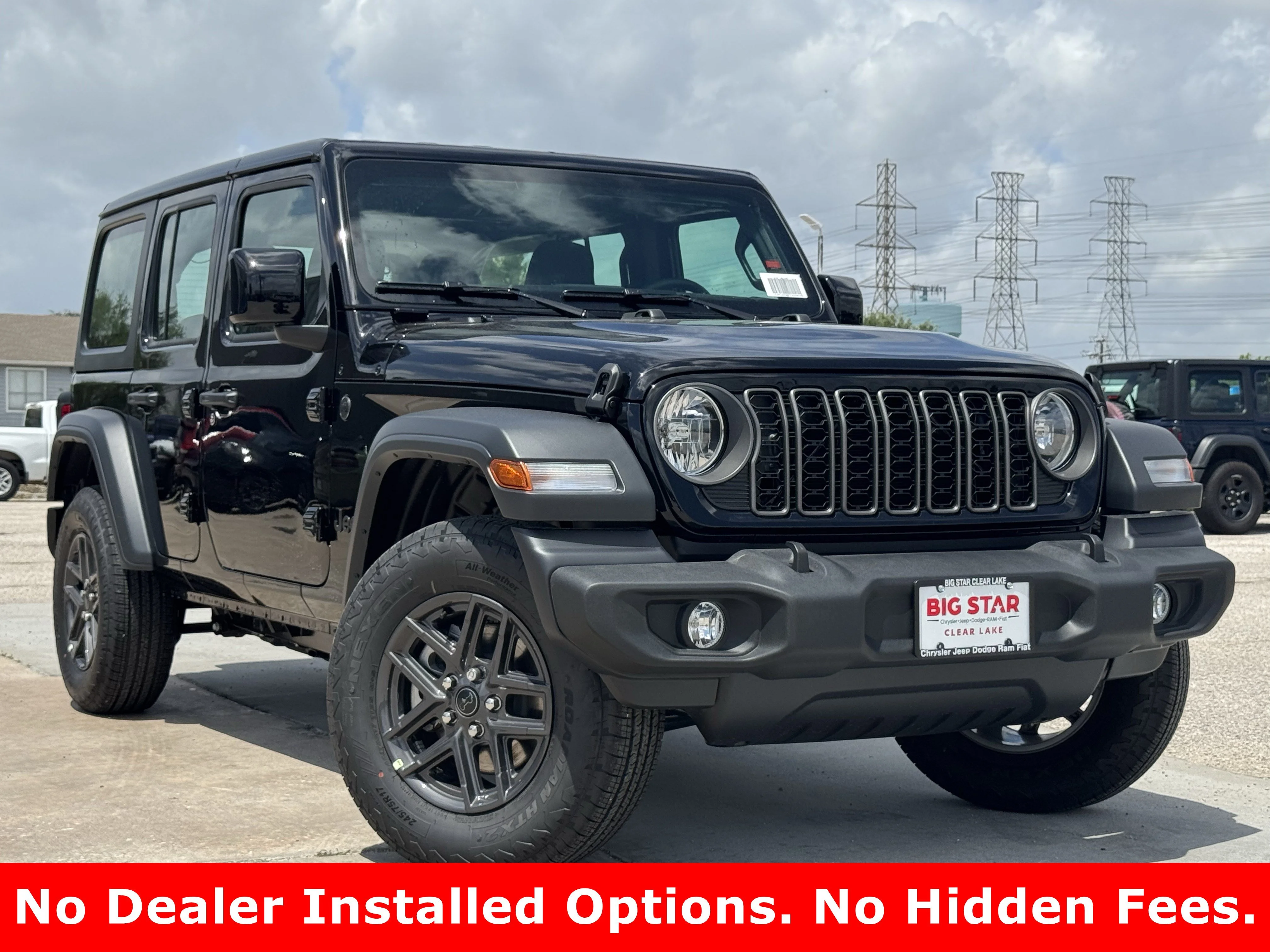 New 2026 Black Clearcoat Jeep Sport image 2
