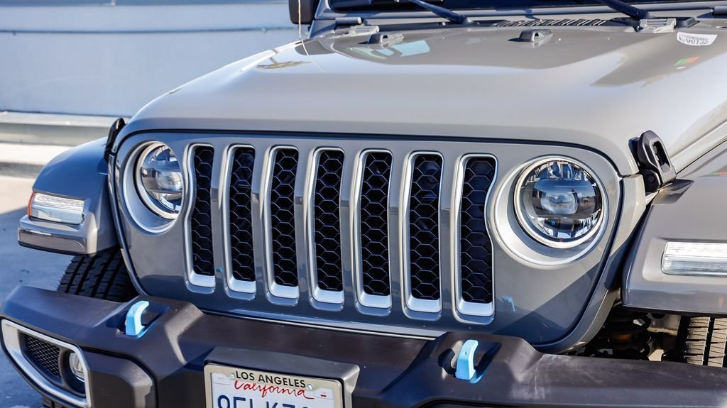 Used 2023 Gray Clearcoat Jeep Sahara 4xe image 6