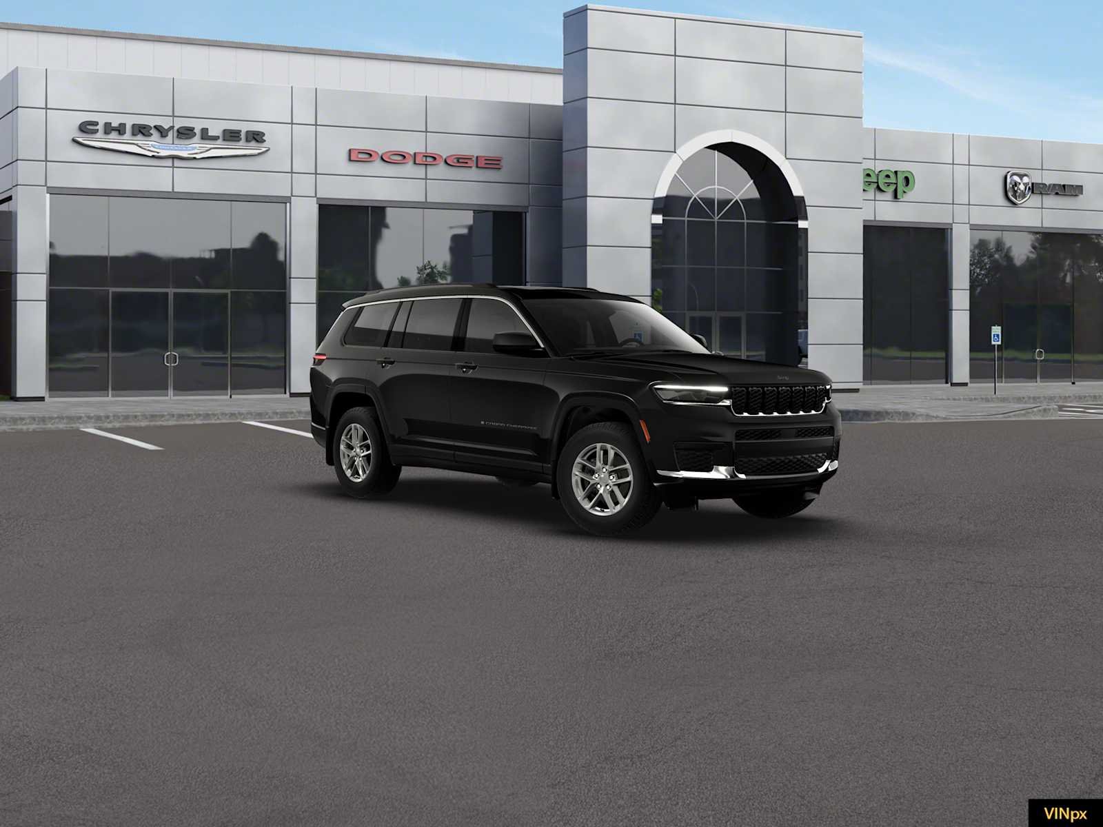 New 2026 Diamond Black Crystal Pearlcoat Jeep Laredo X image 11
