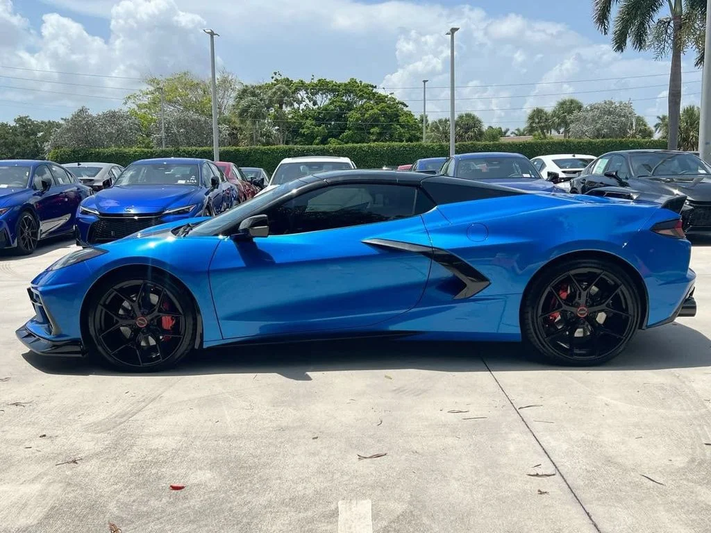 Used 2024 Riptide Blue Chevrolet Stingray image 4