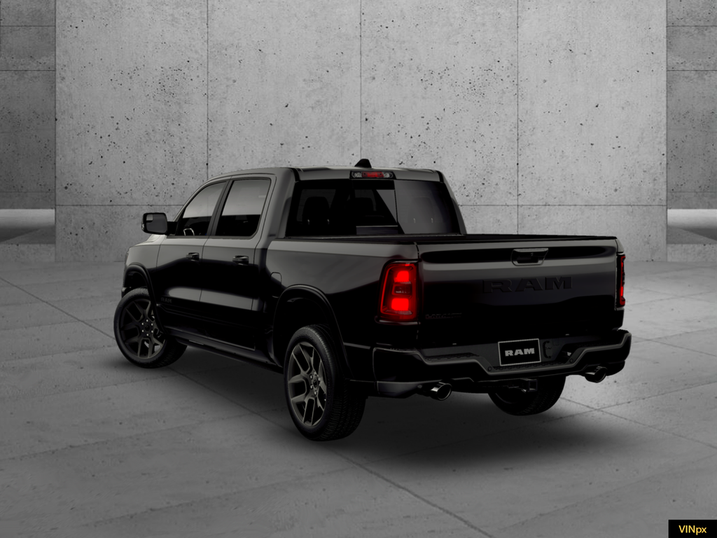 New 2026 Diamond Black Crystal Pearl-Coat Exterior Paint RAM Laramie image 4