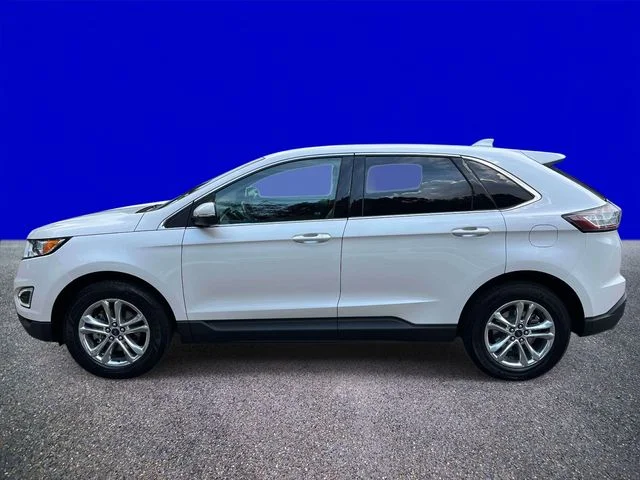 Used 2015 White Platinum Clearcoat Metallic Ford SEL image 6