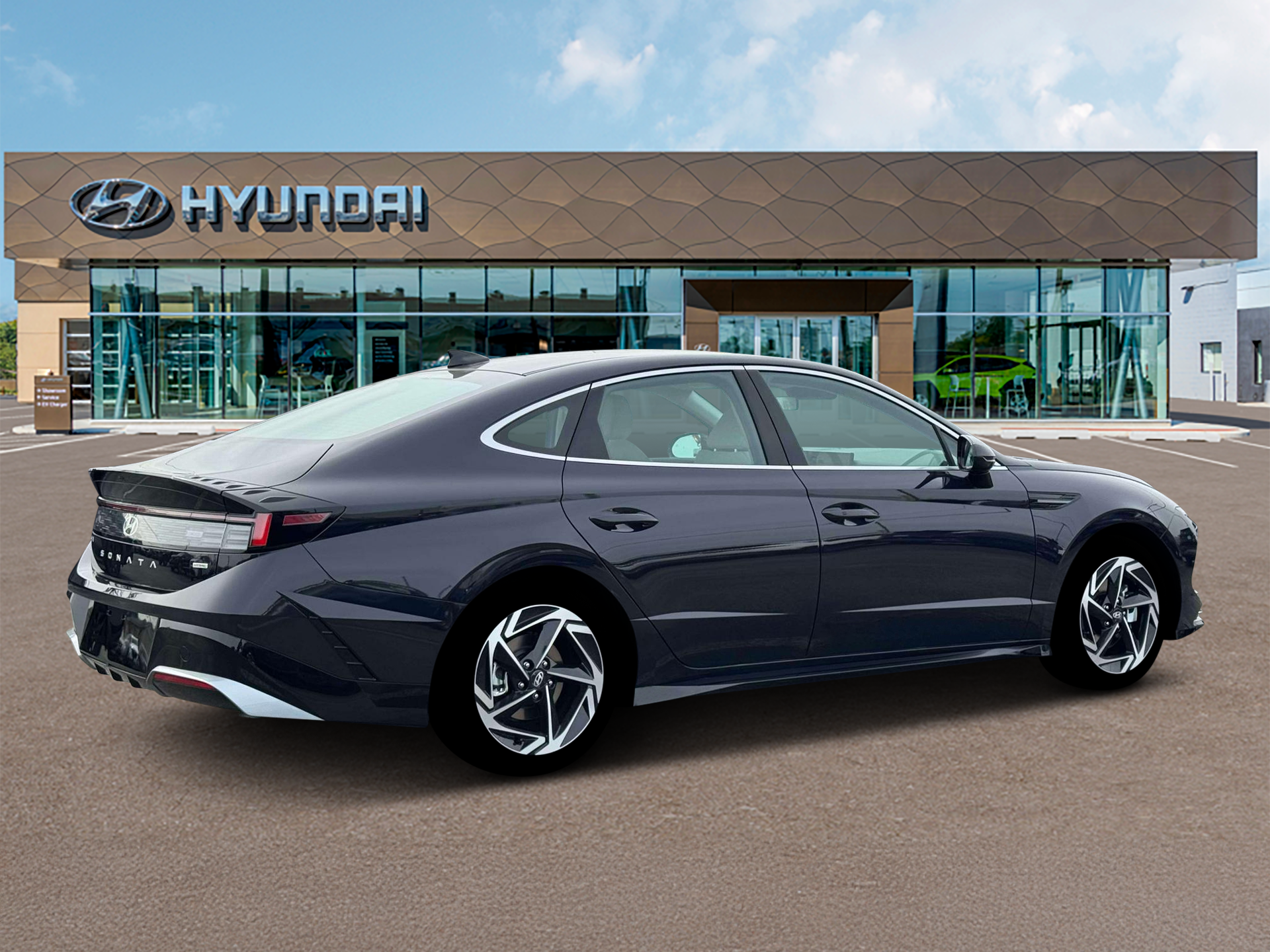 New 2026 Blue Hyundai SEL Sport image 8