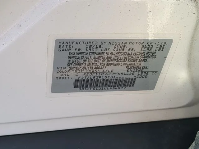 Used 2019 White Nissan S image 36
