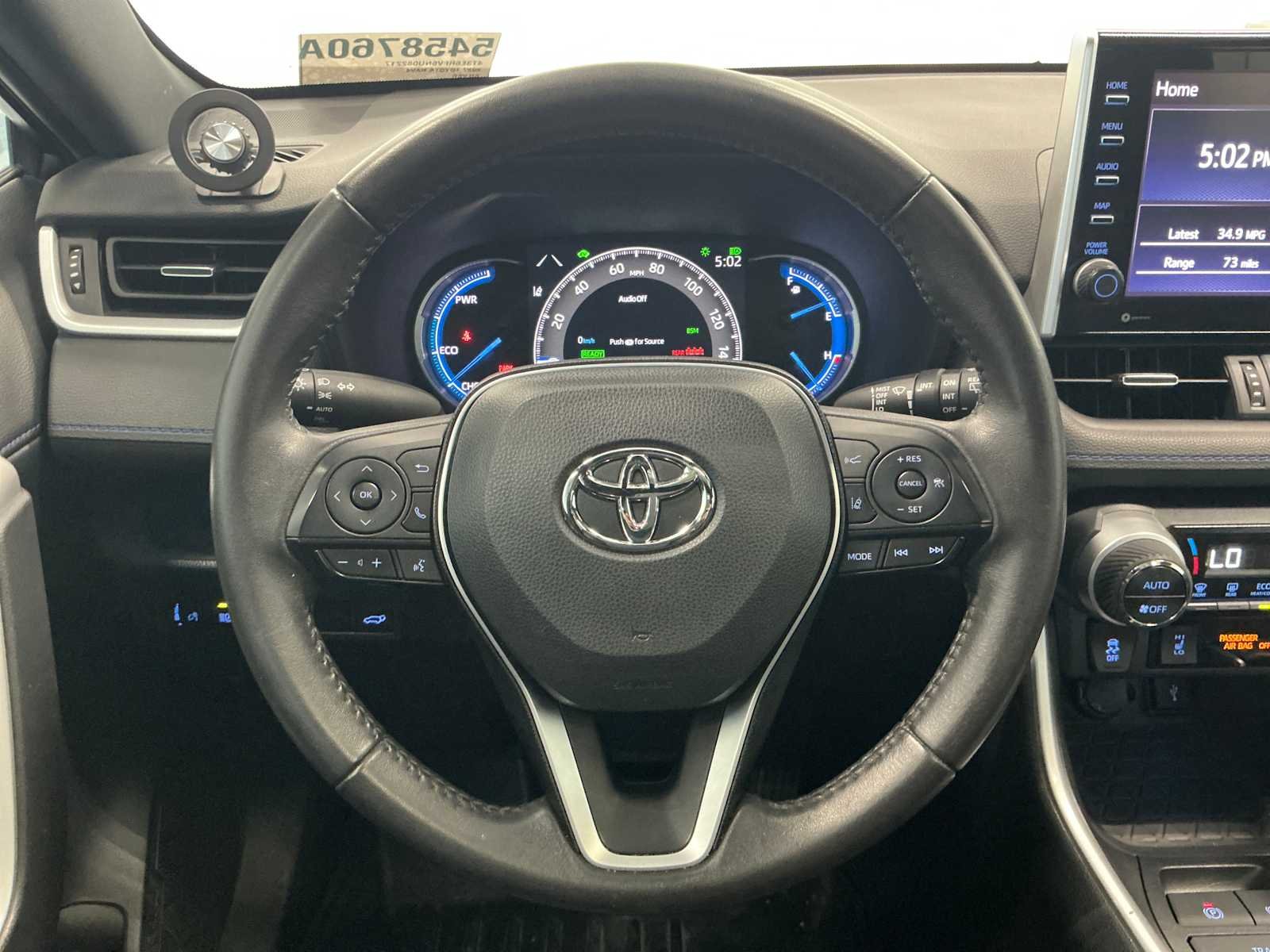 Used 2022 Silver Sky Metallic/Midnight Black Metallic Toyota Hybrid XSE image 21