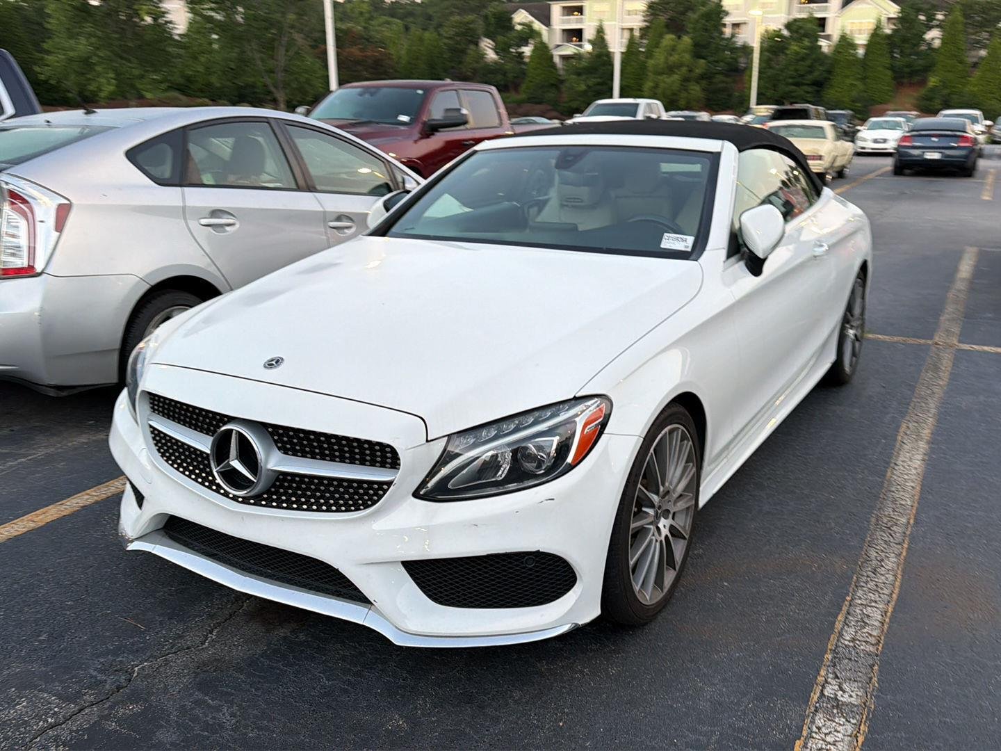 Used 2018 Polar White Mercedes-Benz C 300 image 3
