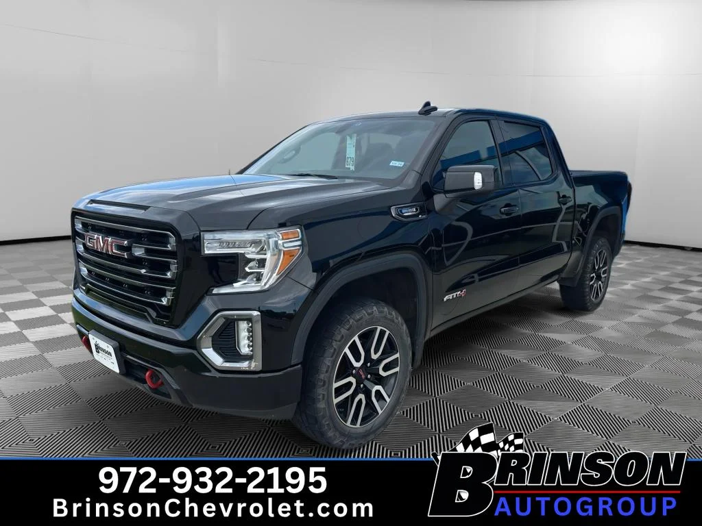 Used 2021 ONYX BLACK GMC AT4 image 1