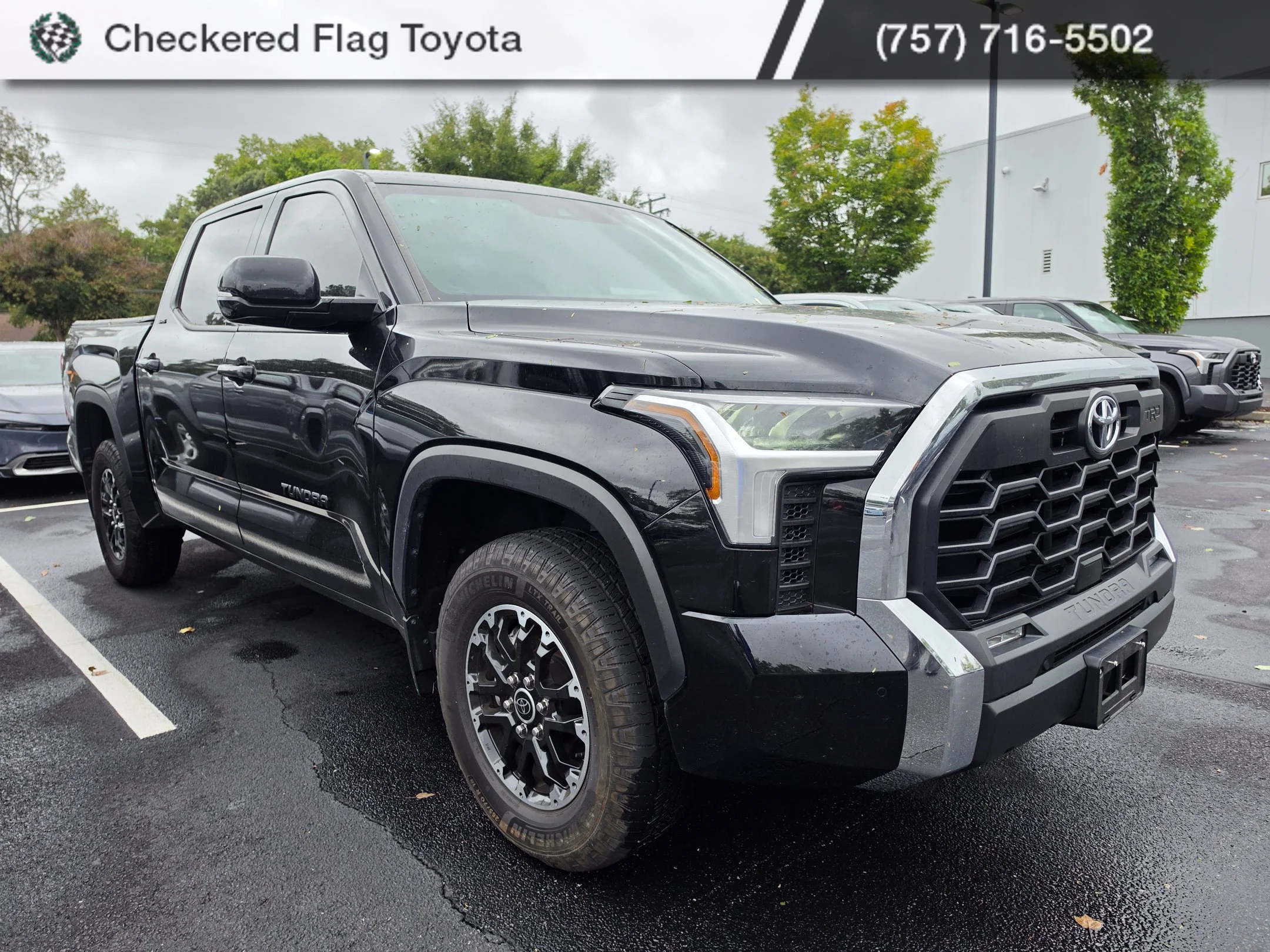 Used 2024 Midnight Black Metallic Toyota SR5 image 3