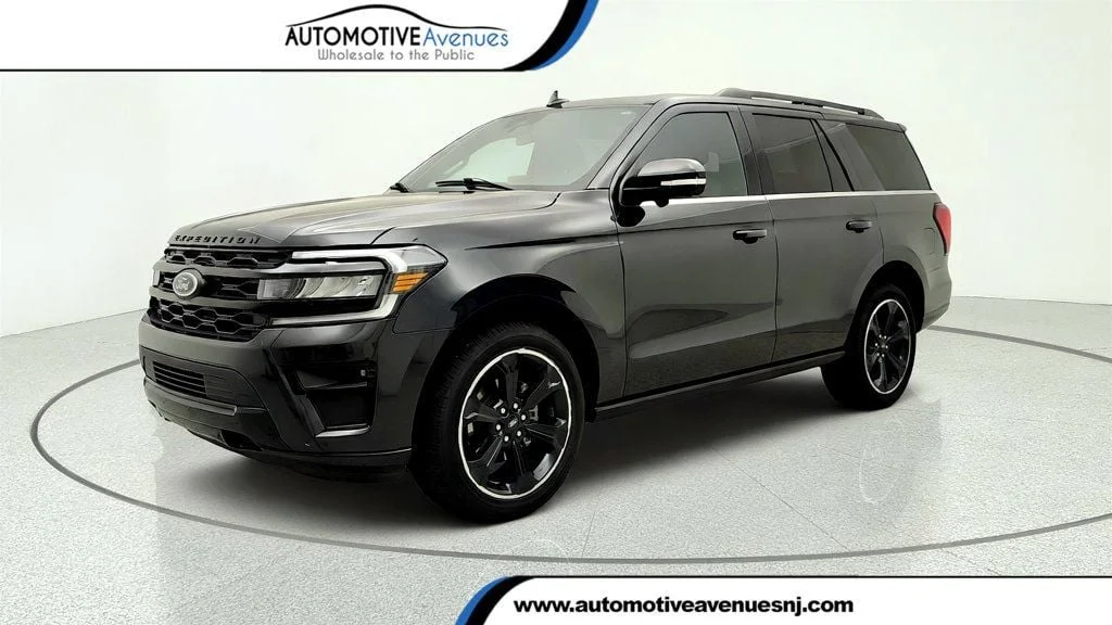 Used 2023 Dark Matter Metallic Ford Limited 4x4 w/ Stealth Edition Pkg, ControlTrac & 22