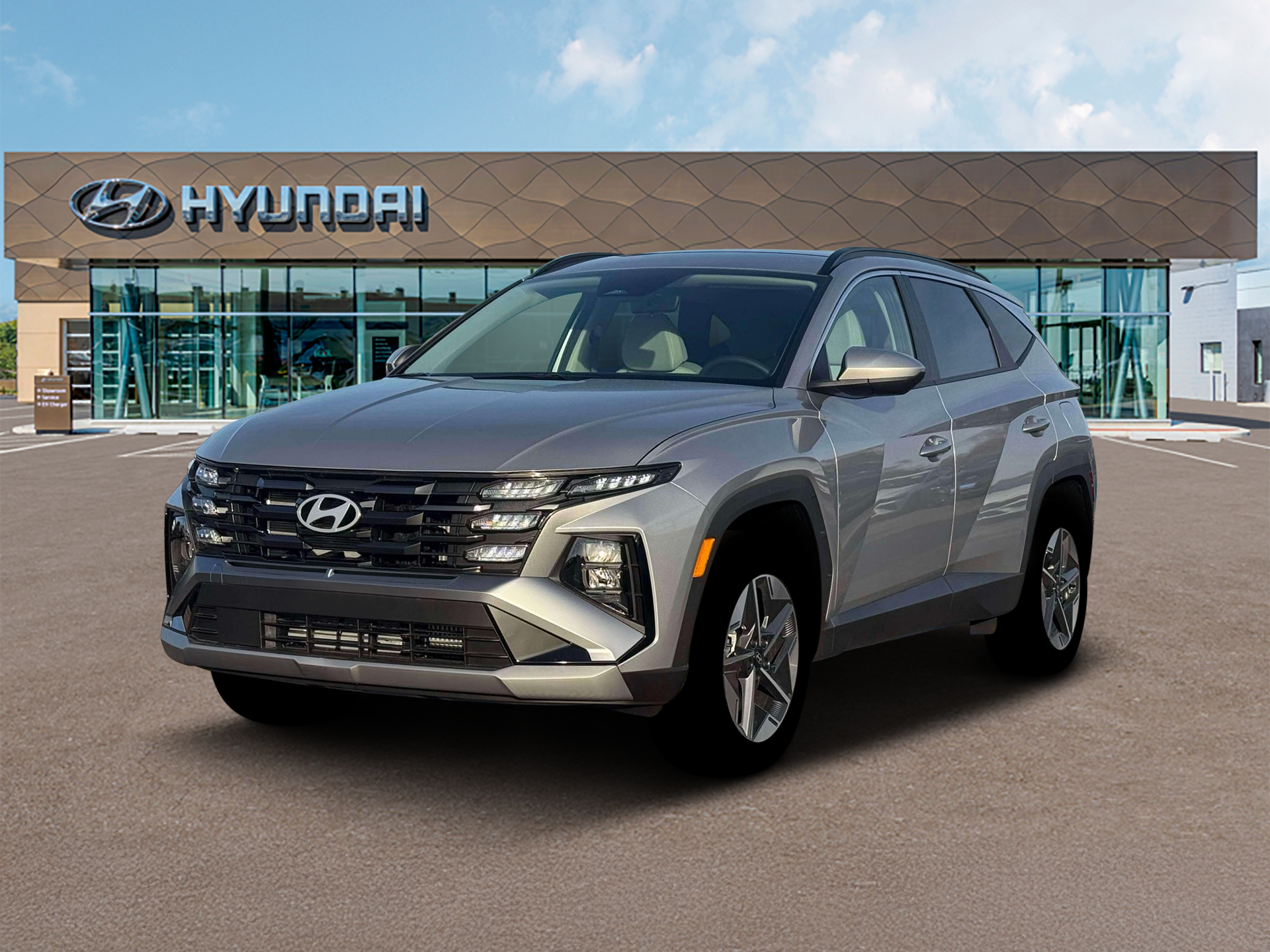 New 2026 Shimmering Silver Hyundai SEL AWD image 1
