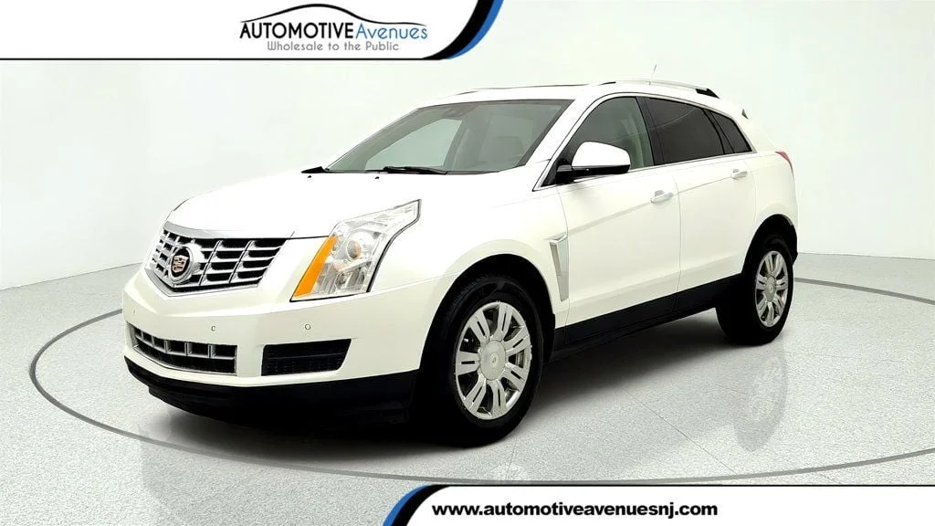 Used 2016 Platinum Ice Tricoat Cadillac FWD 4dr Luxury Collection w/ Nav & Driver Awareness Pkg image 1